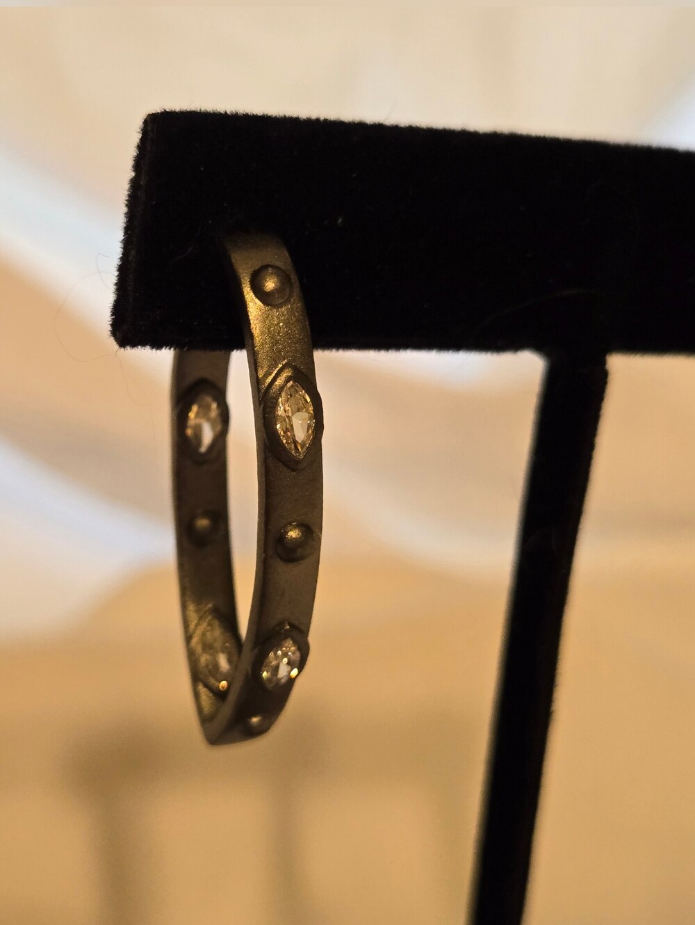 Freida Rothman Black Earrings